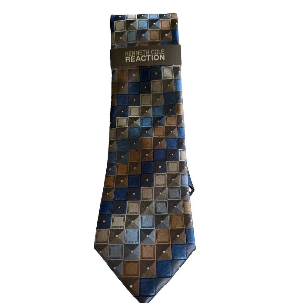 NEW Kenneth Cole Reaction 100% Silk 3